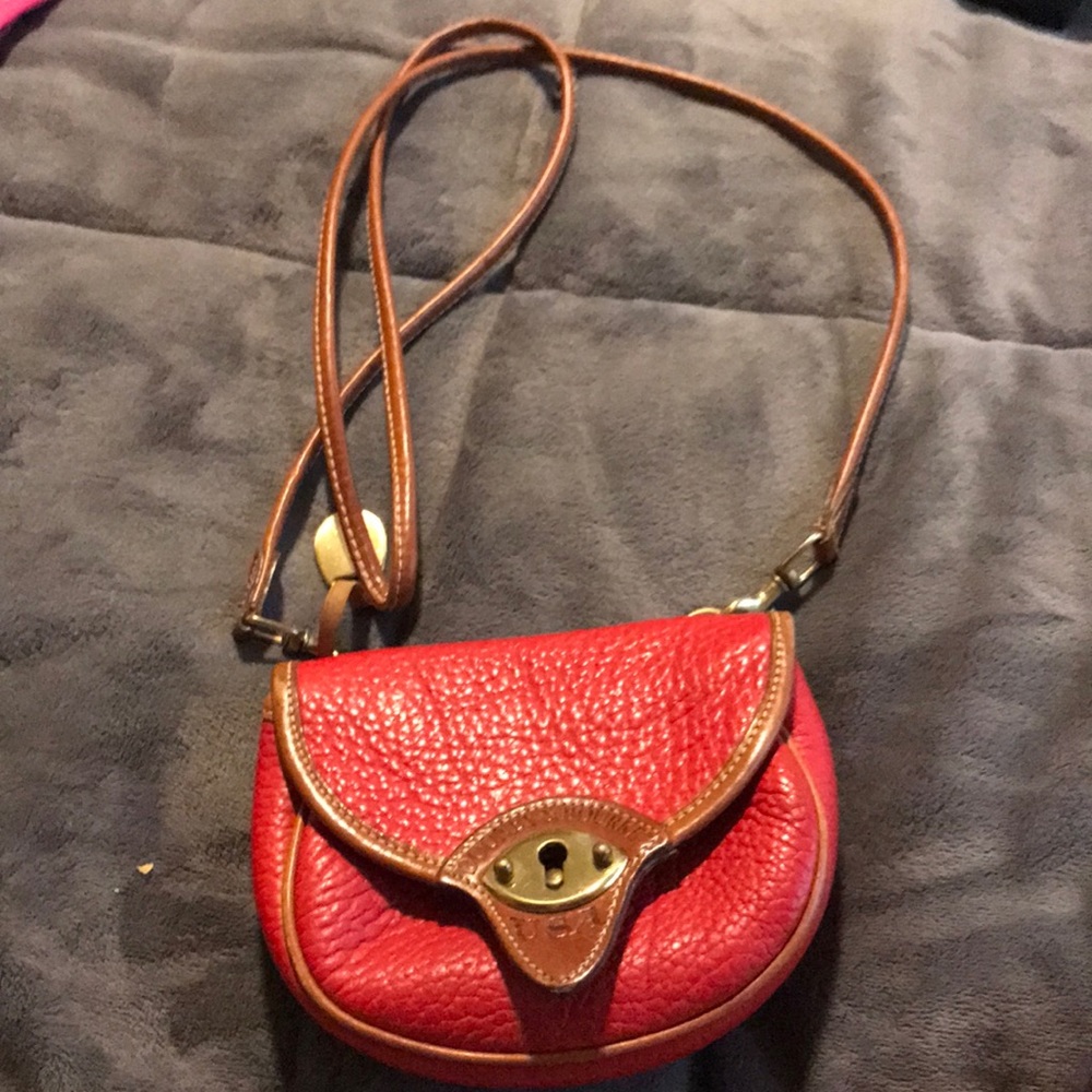 vintage dooney and bourke leather bag